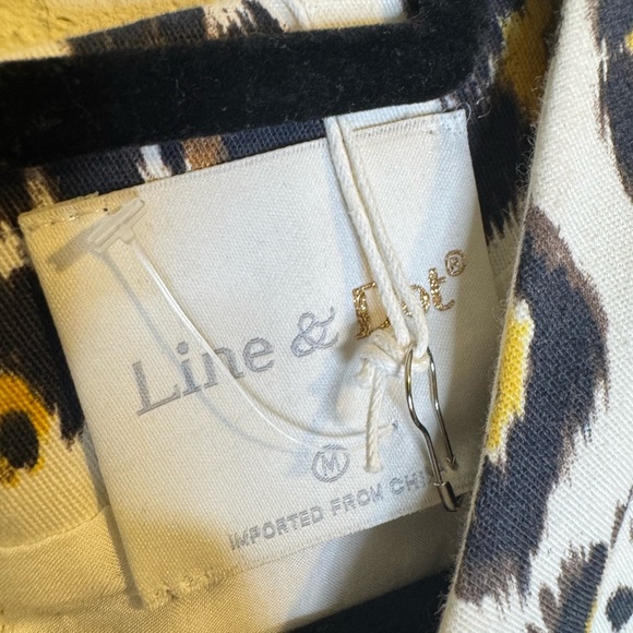 Line + Dot Animal Print Dress Women’s Medium NWT - Picture 3 of 10